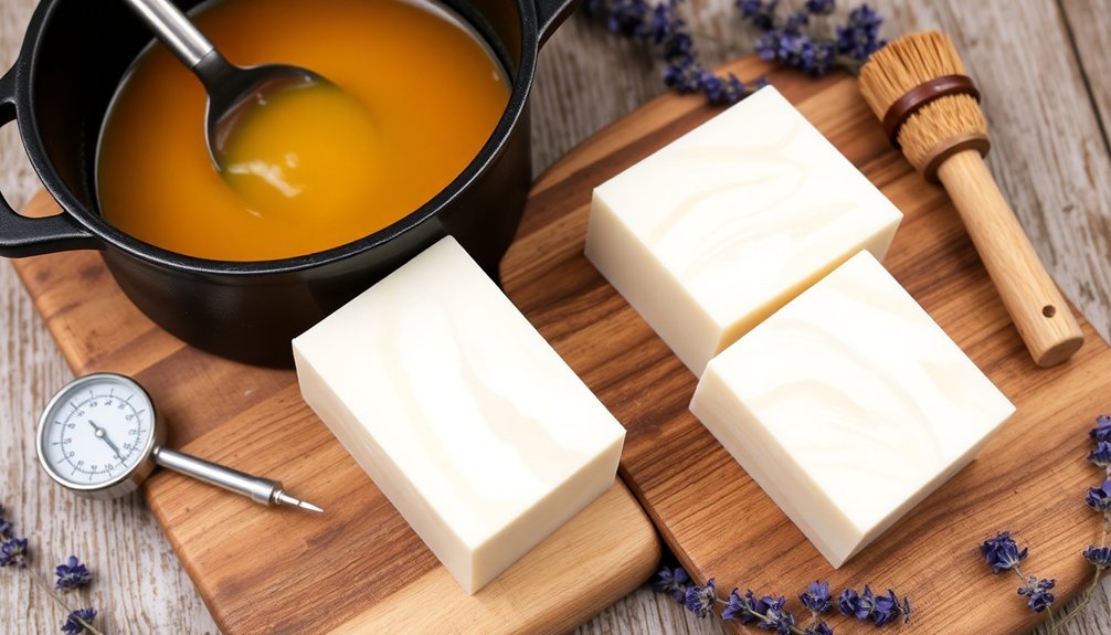 quality soap fat rendering