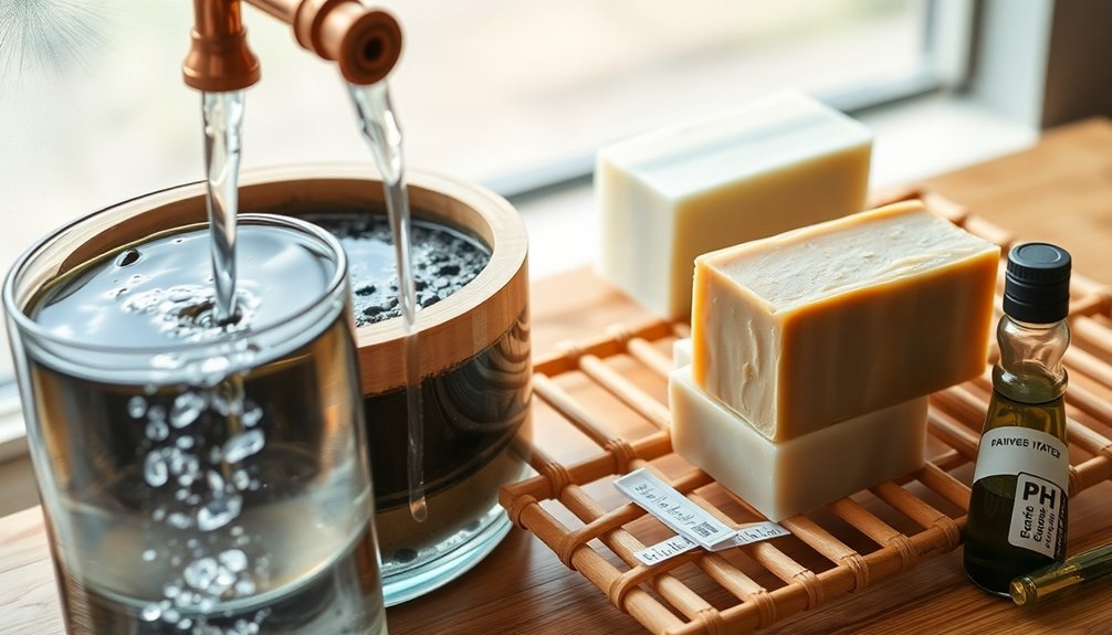 rainwater purification techniques for soap