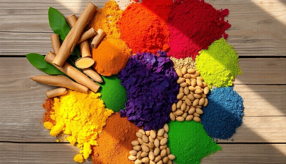 raw plants color properties