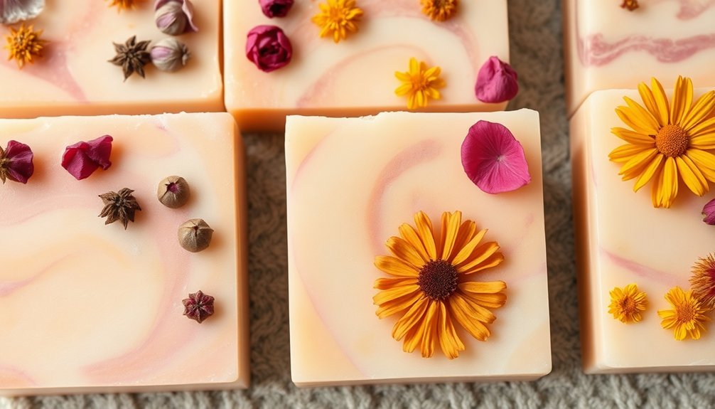 rebatch soap with blooms