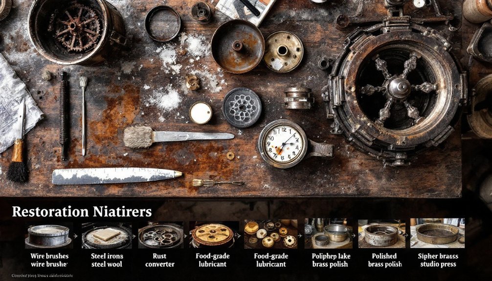 restoring vintage soap presses