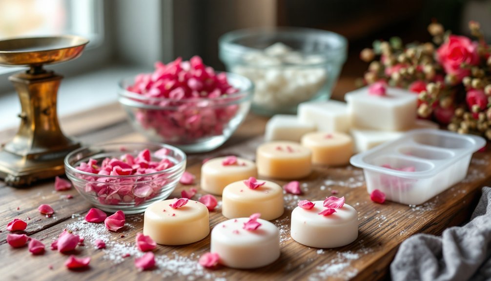 rose petal soap tips