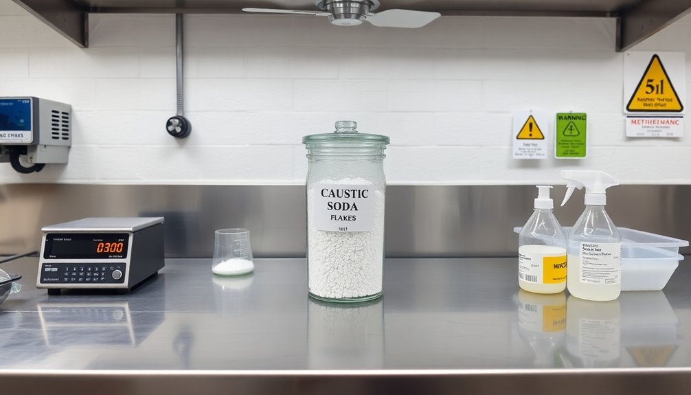 safe chemical mixing environment