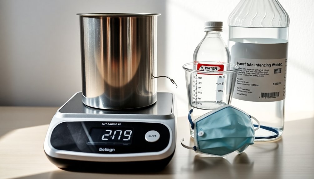 safe lye measurement techniques
