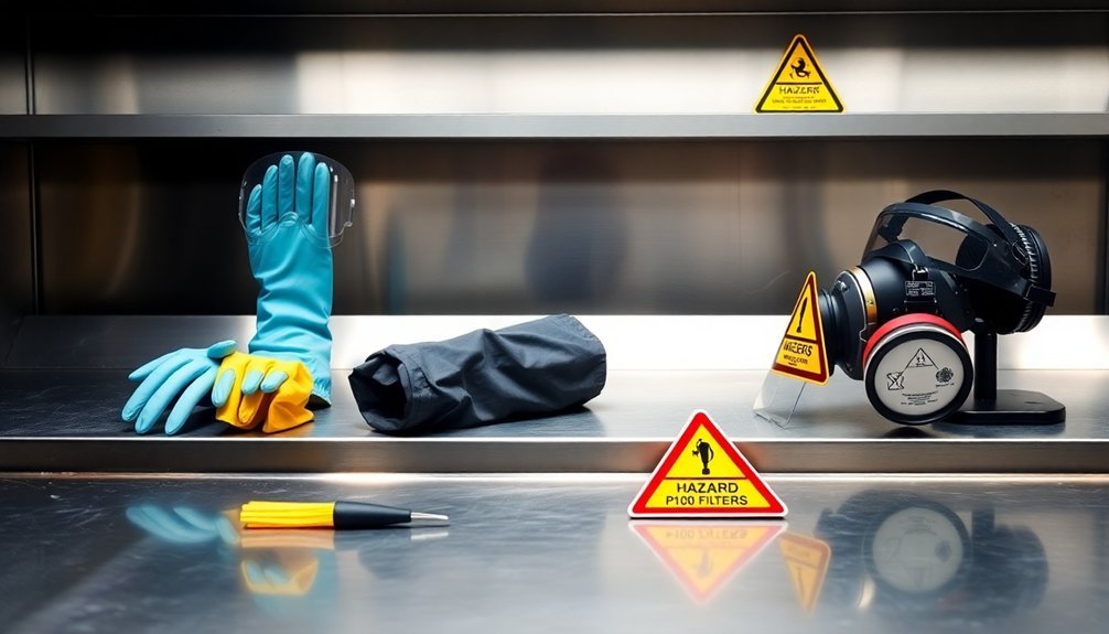 safety equipment for lye