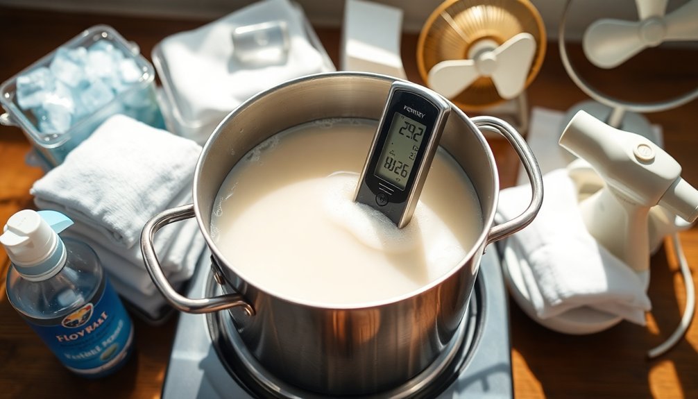 saponification heat balance adjustments