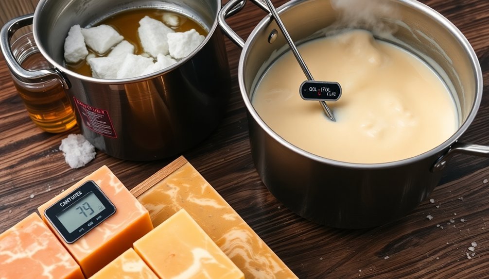 saponification temperature regulation explained