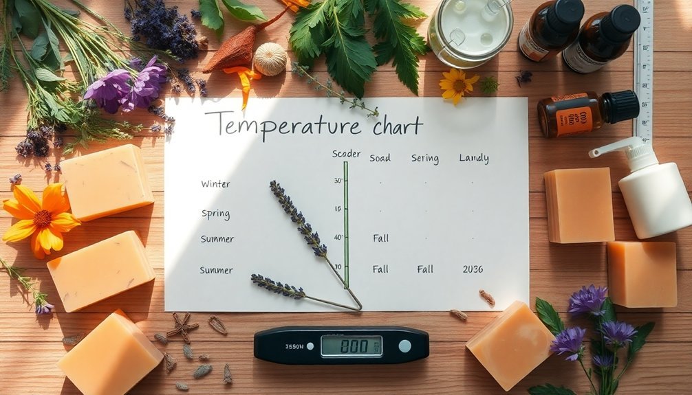 seasonal temperature considerations for soaping