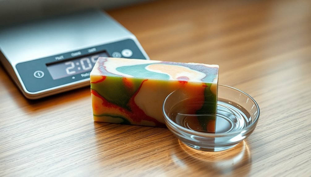 soap dissolution weighing techniques