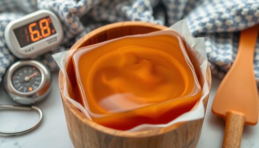soap gel temperature management