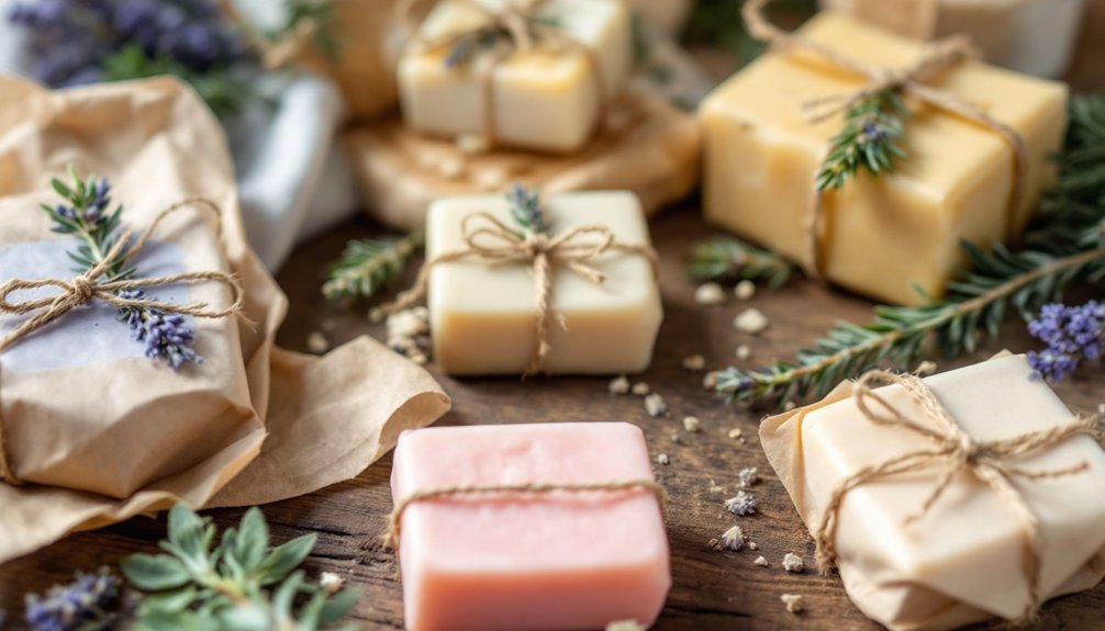 soap gift wrapping simplicity