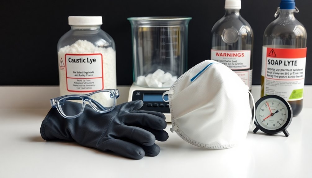 soap making safety gear