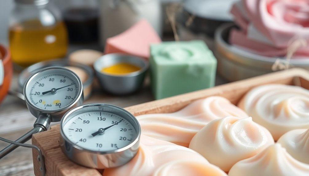 soap making temperature controls