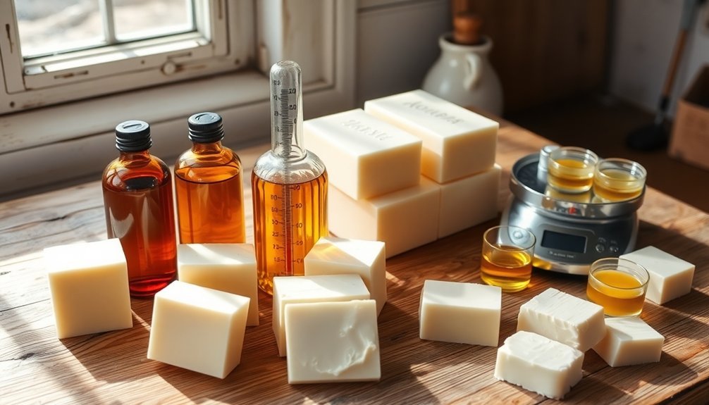 soap oils temperature technique