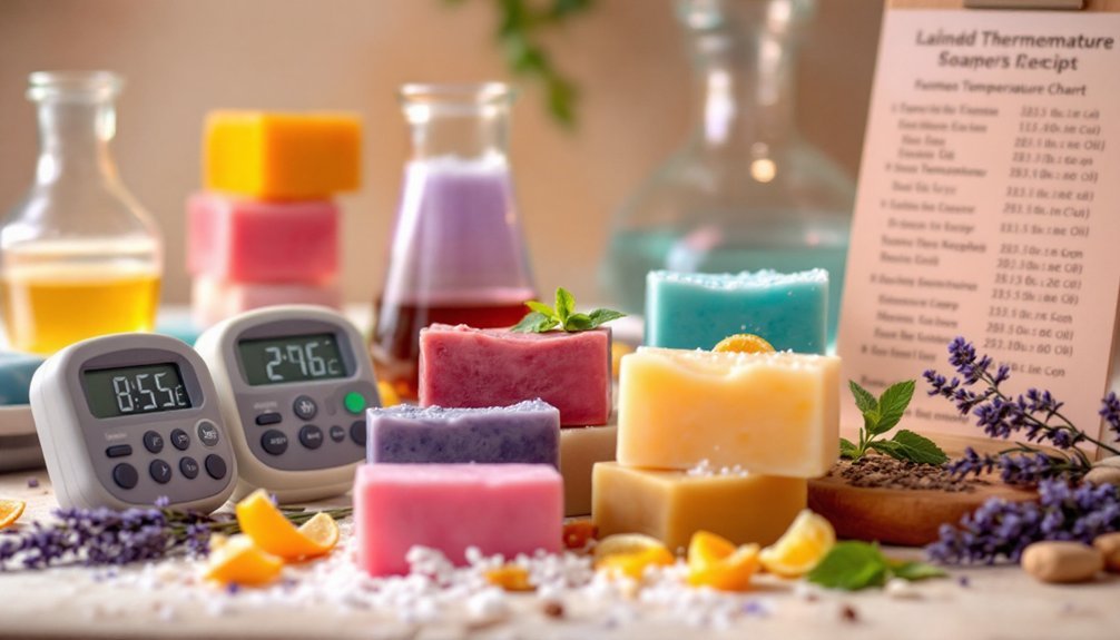soap recipe temperature guidelines