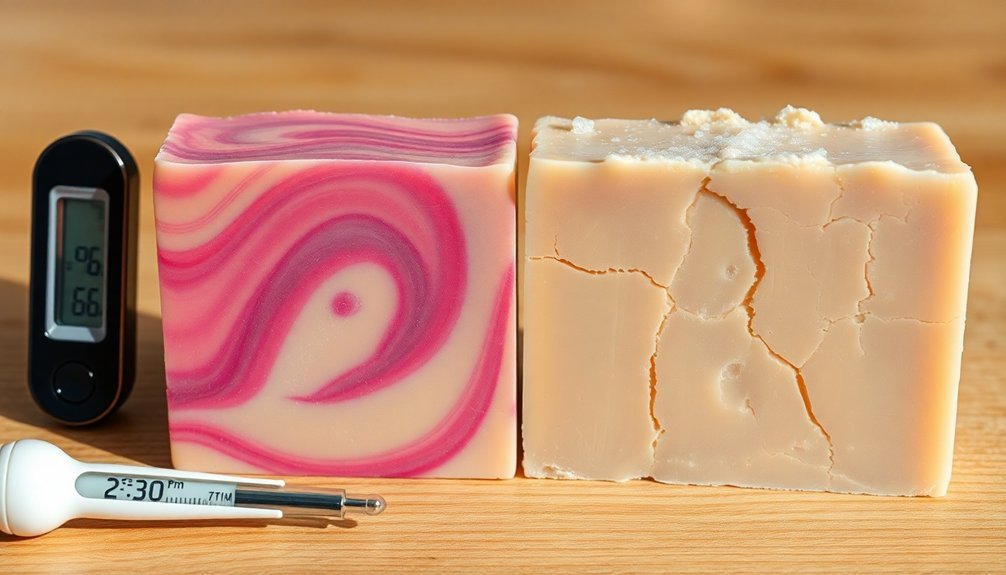soap temperature affects quality