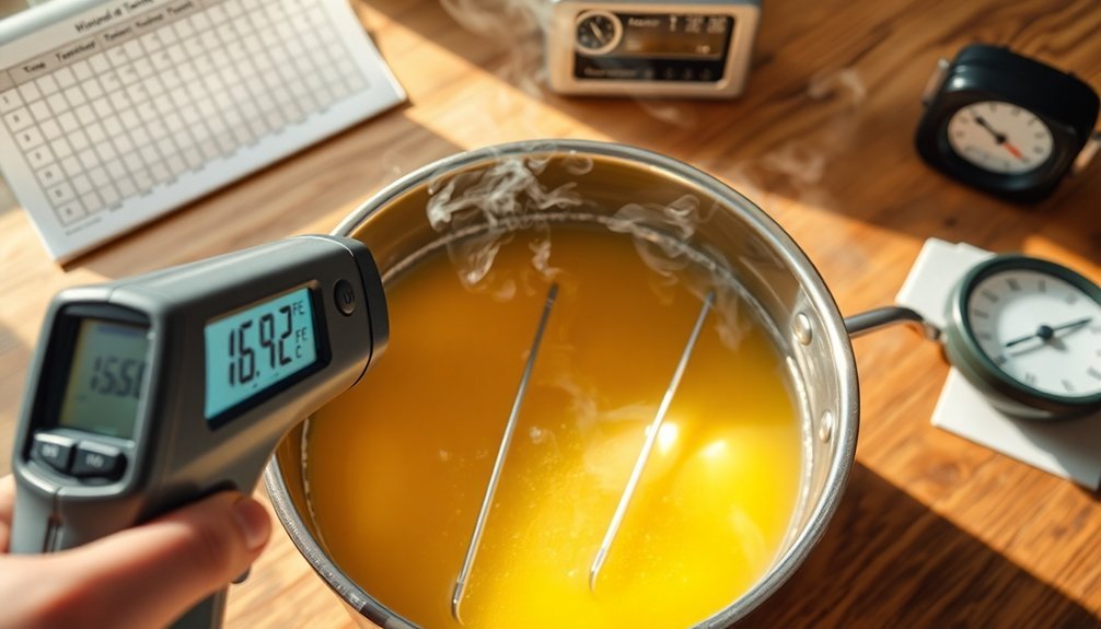 soap temperature monitoring methods