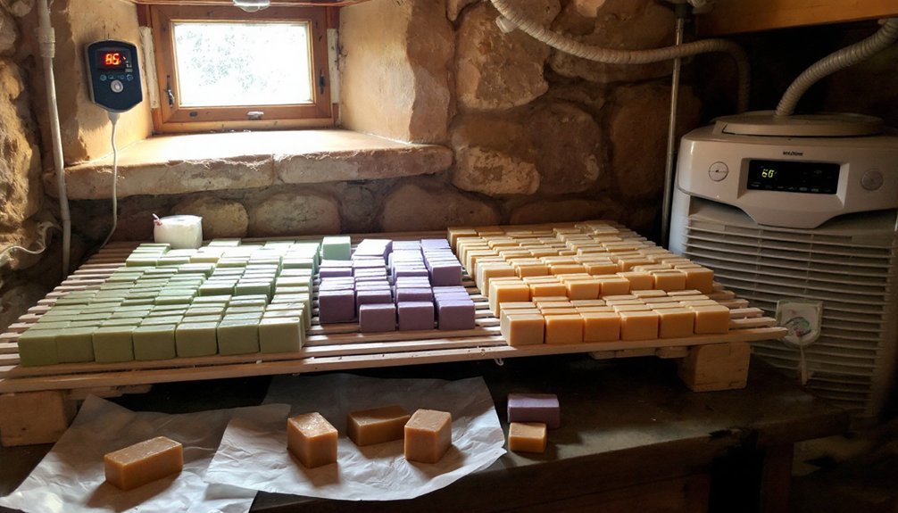successful basement soap curing