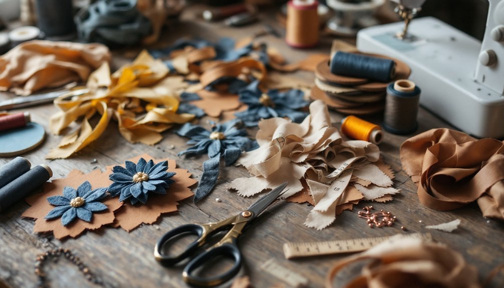 sustainable crafting with leftovers