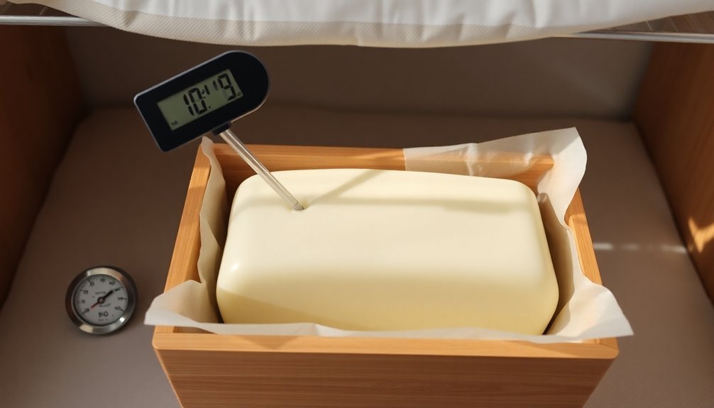 temperature control during curing