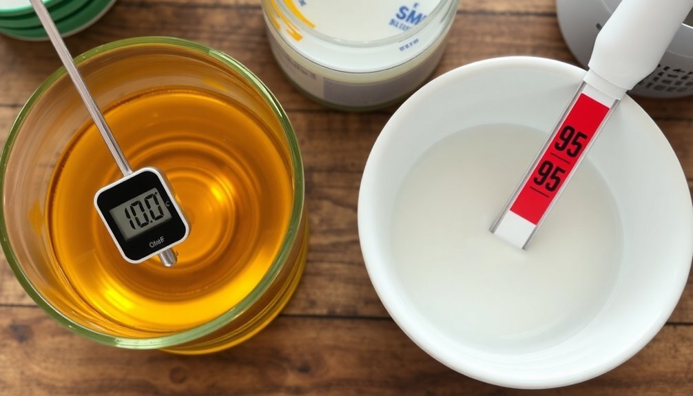 temperature control for saponification