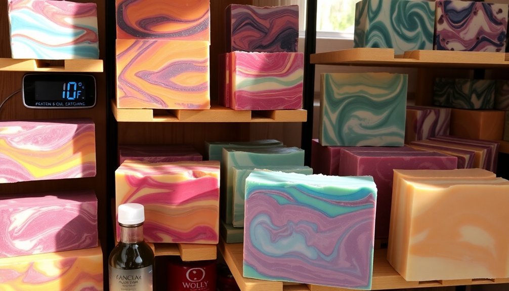 temperature impacts soap aesthetics