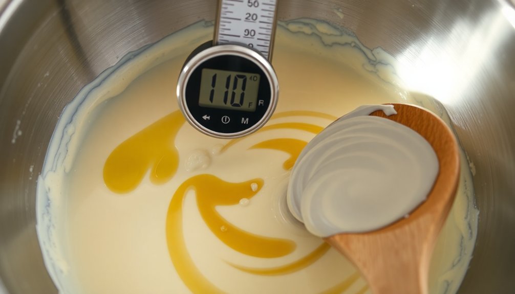 temperature impacts soap mixing