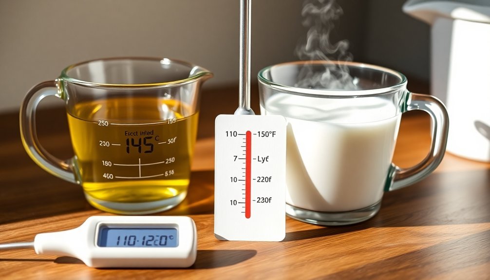 temperature influences trace development
