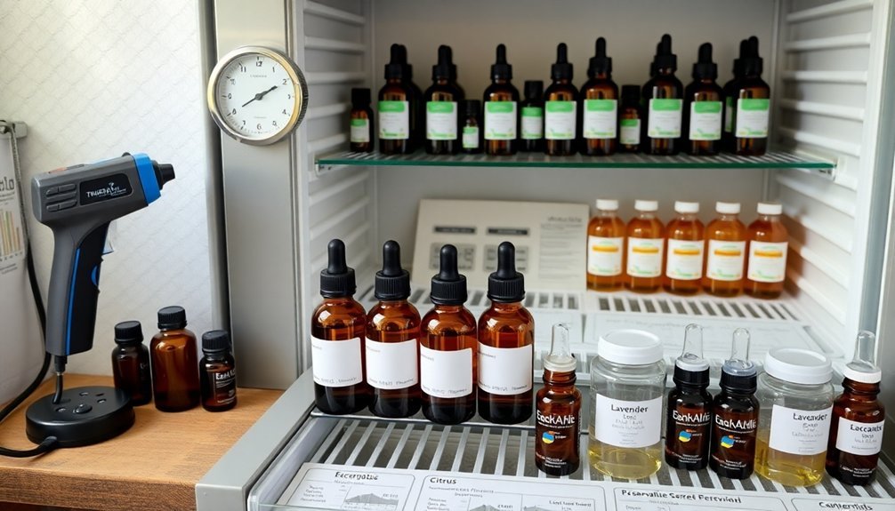 temperature management for oils