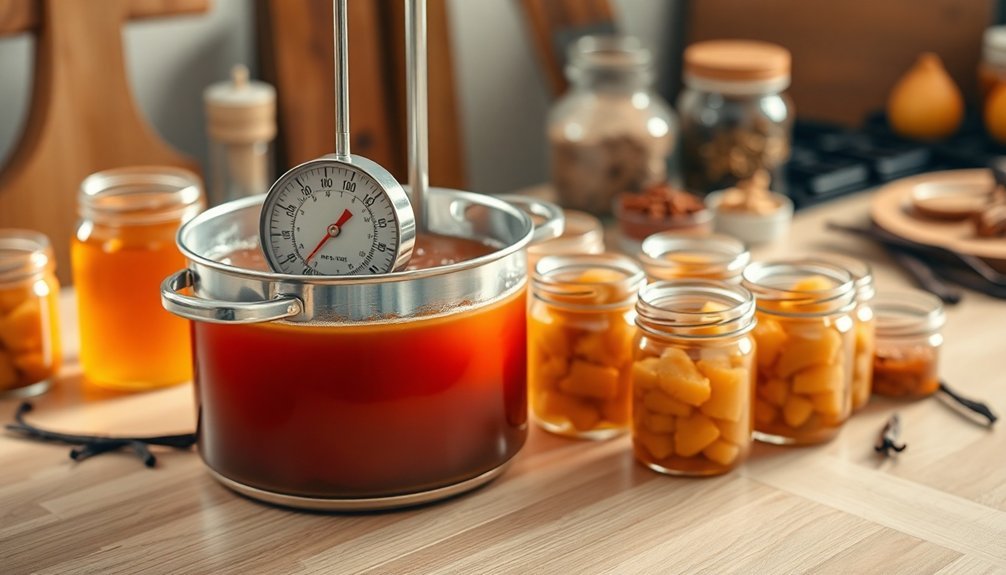 temperature monitoring for batches