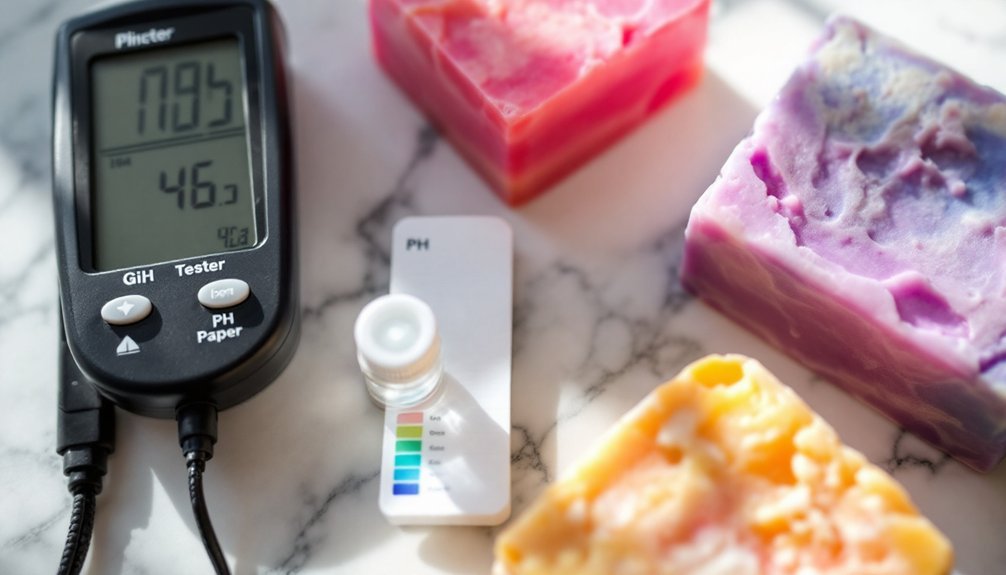testing ph in soap