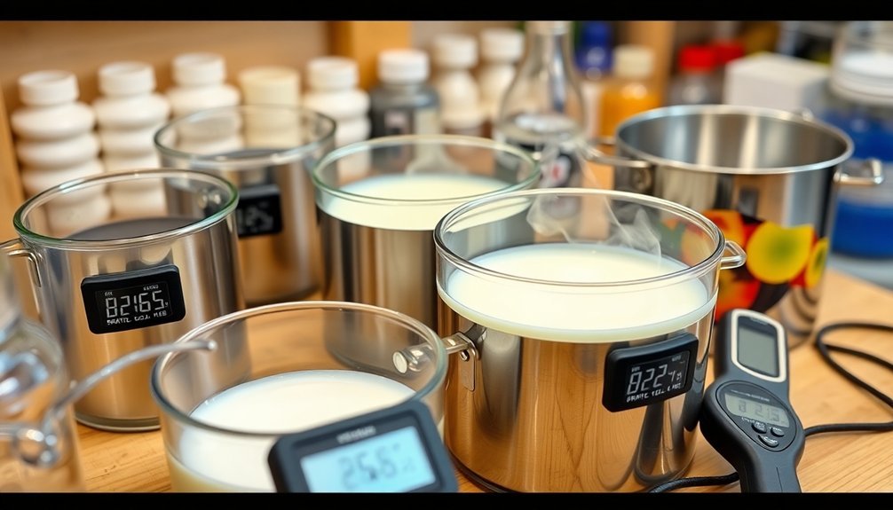 thermal safe mixing containers indicators