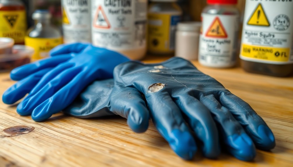 timing for glove replacement