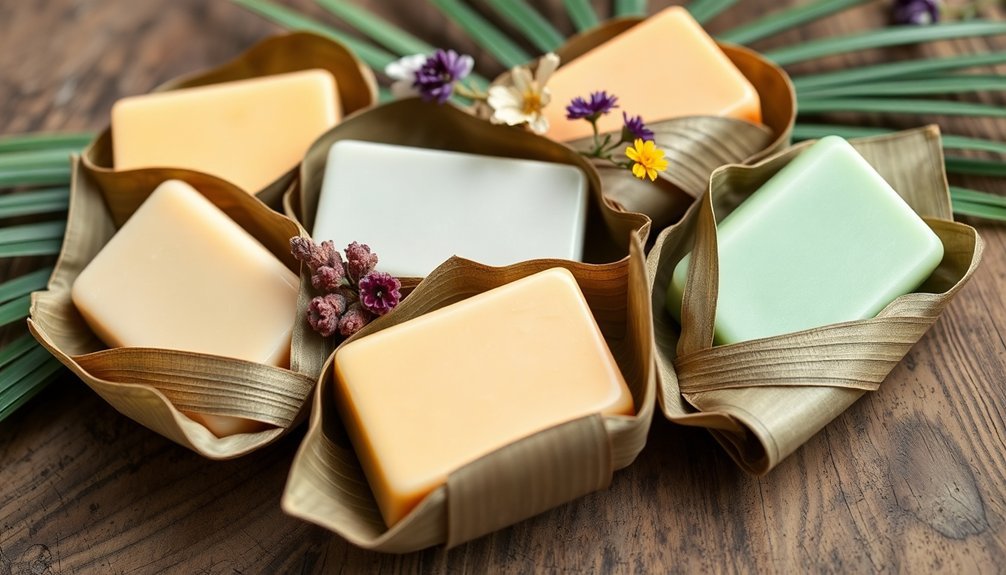 top palm leaf soap wraps