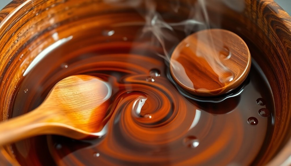 traditional stirring for oils