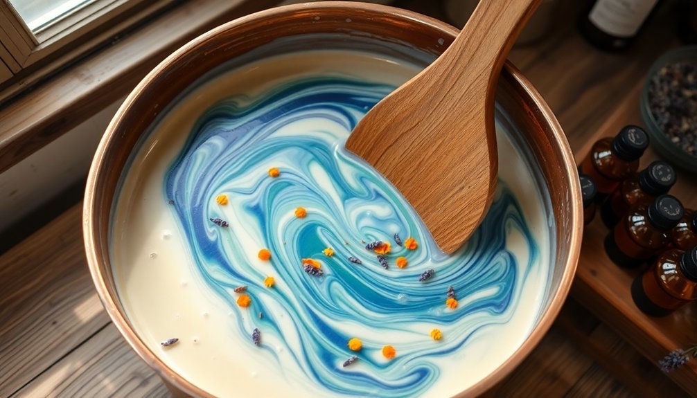 unique slow stirred soap designs