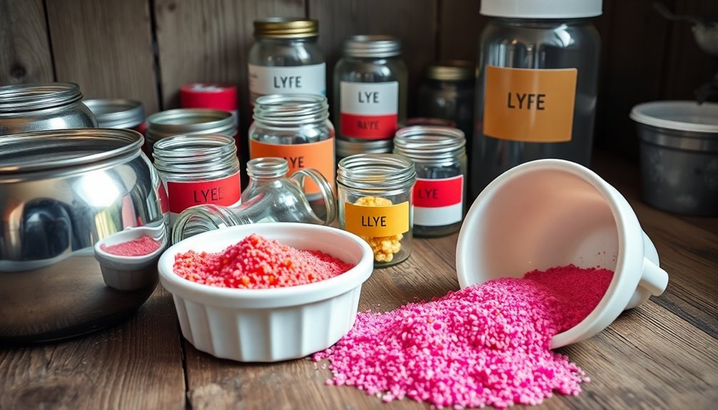 unsafe lye mixing practices