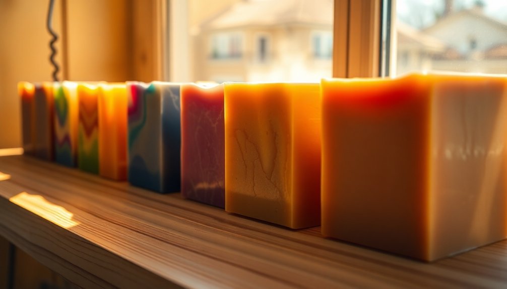 uv rays harm curing soap