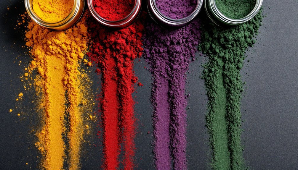 vibrant soap color root powders