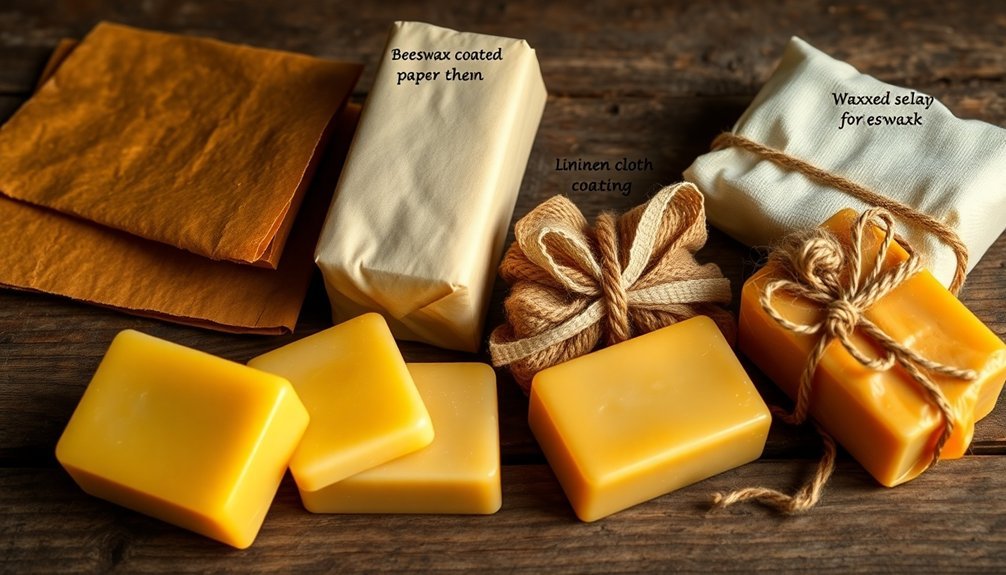 wax coated soap materials