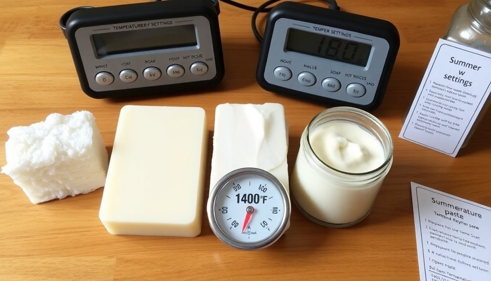 weather based soap making adjustments