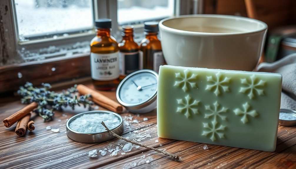 winter soap making tips