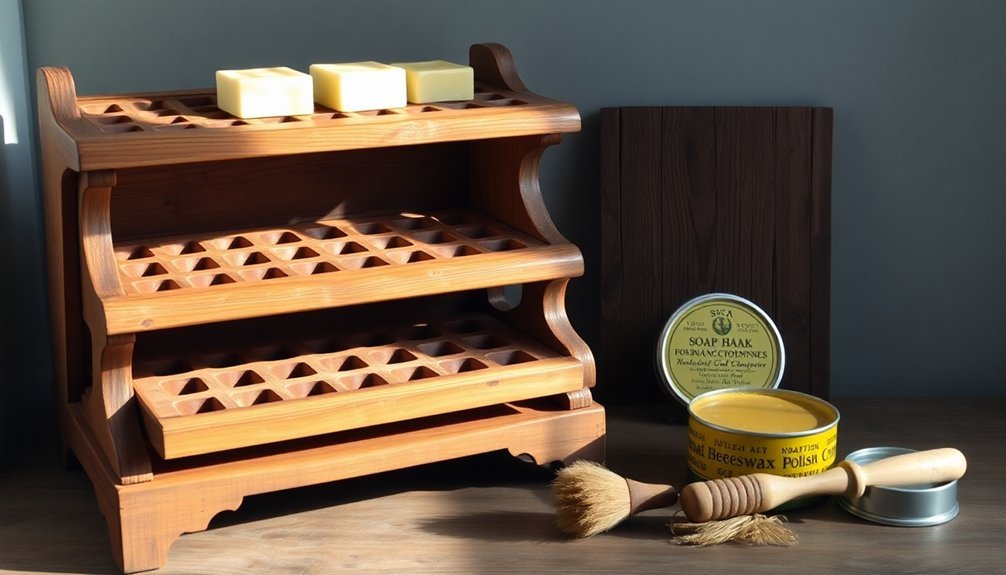 wooden soap drying restoration