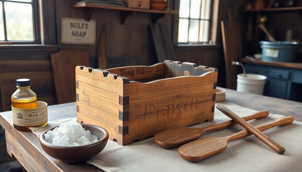 wooden soap mold preservation methods